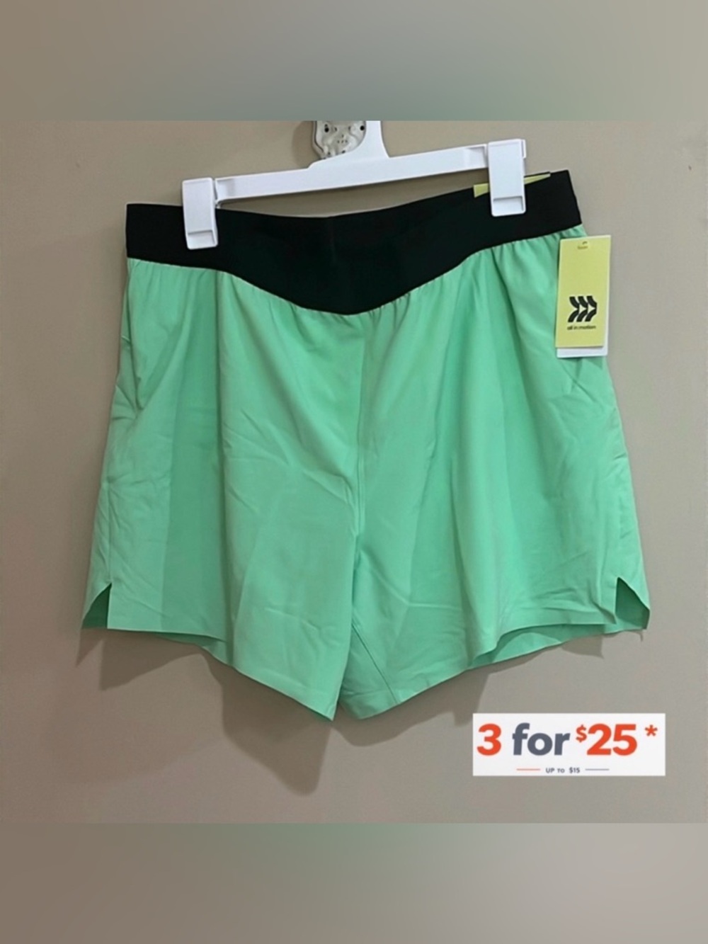 All in Motion Lined 5” Run shorts